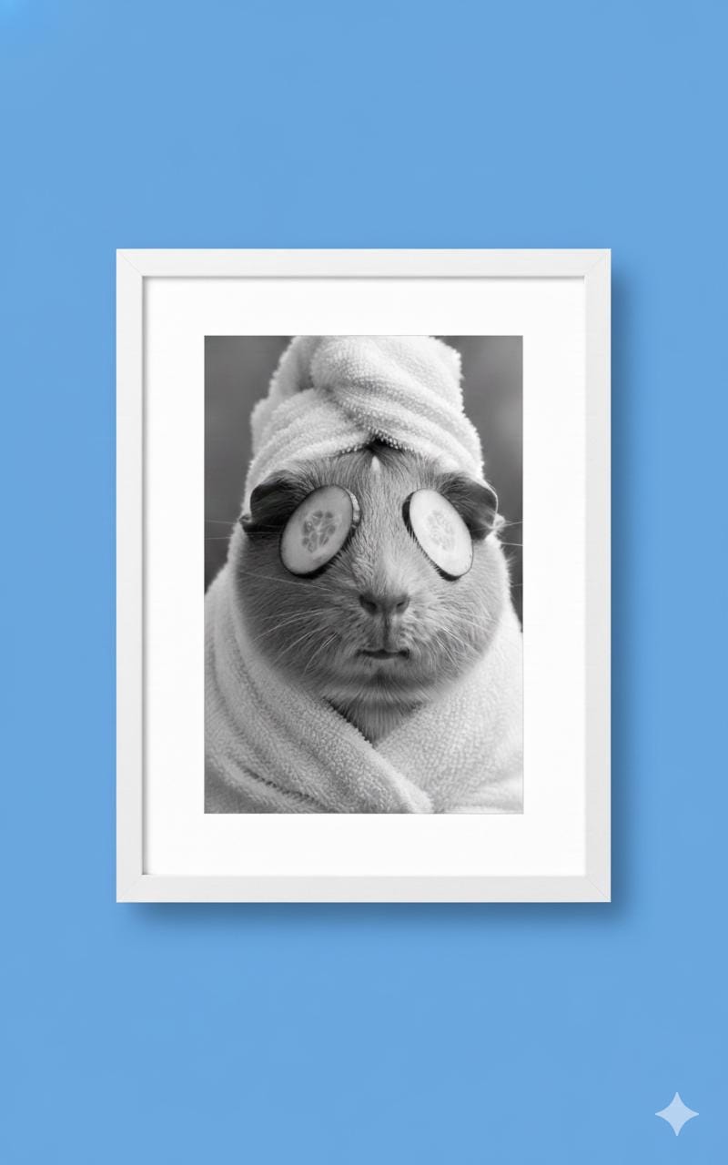 Funny Animal Photos guinea pig | toilet decor | bathroom decor