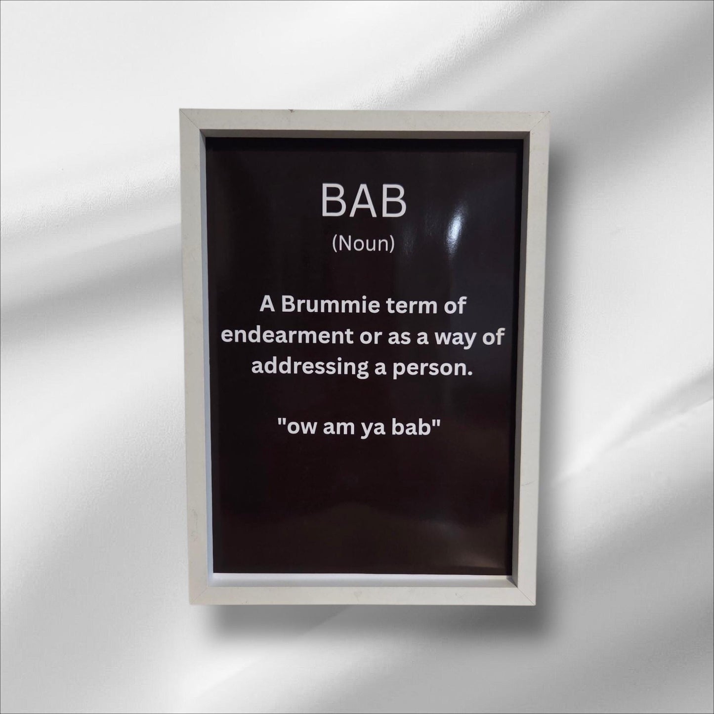 Funny 'ow am ya' A4 Print: Brummie Home Decor