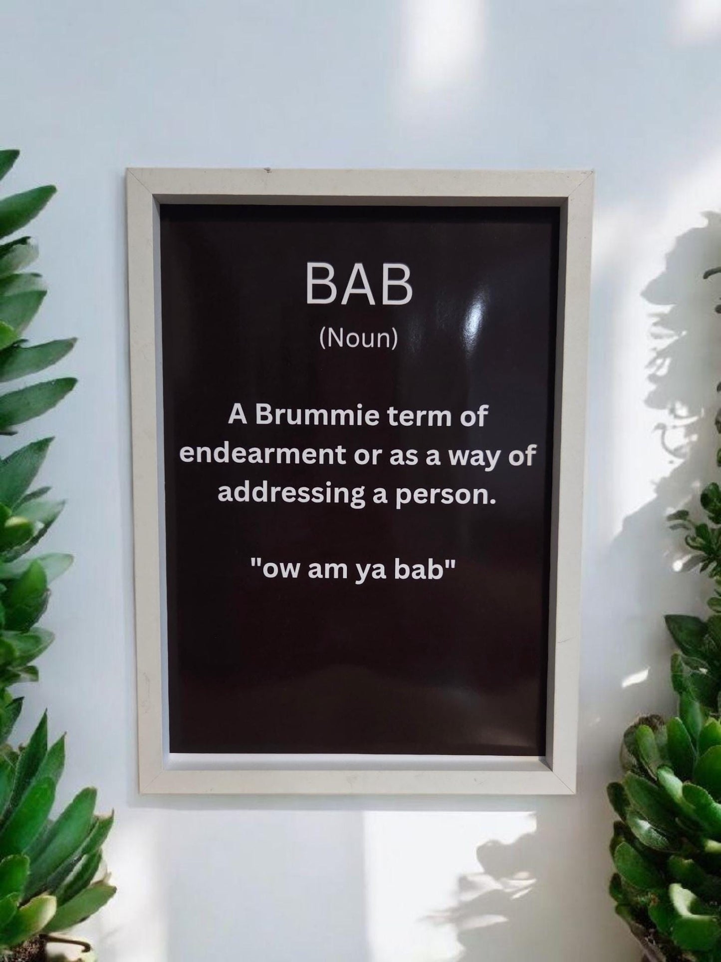 Funny 'ow am ya' A4 Print: Brummie Home Decor