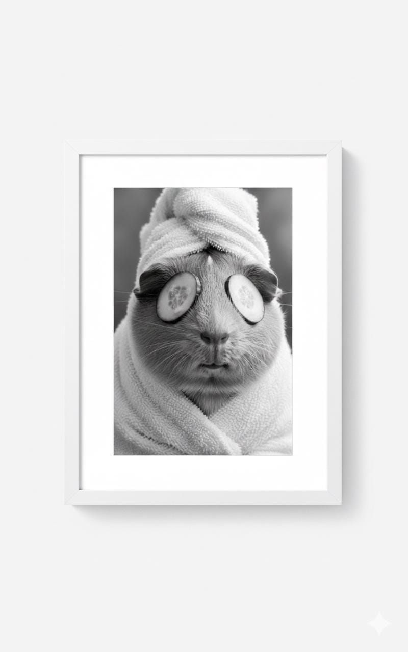 Funny Animal Photos guinea pig | toilet decor | bathroom decor